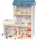 Wooden Dollhouse for Kids