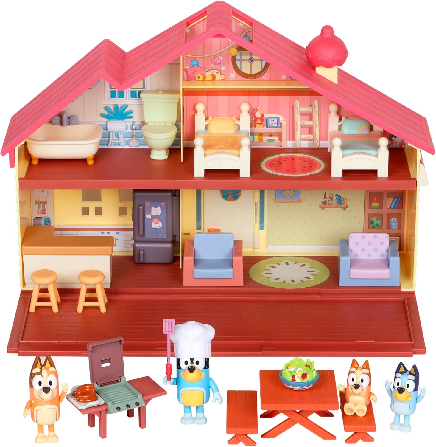 Toy House Mega Bundle Family Home & BBQ Playhouse Toys