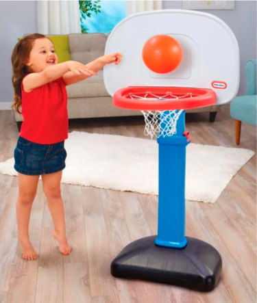 Easy Score Basketball Set, Blue, 3 Balls